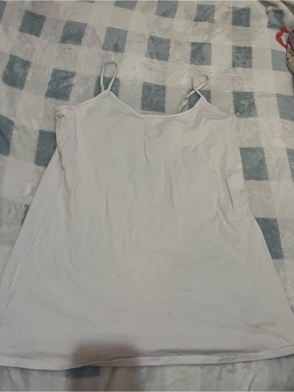 Old Navy White Spaghetti Strap Tank Top